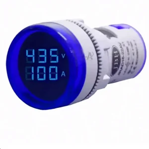 نمایشگر LED دو رنگ چراغ سیگنال ولت آمپر متر با نمایش همزمان