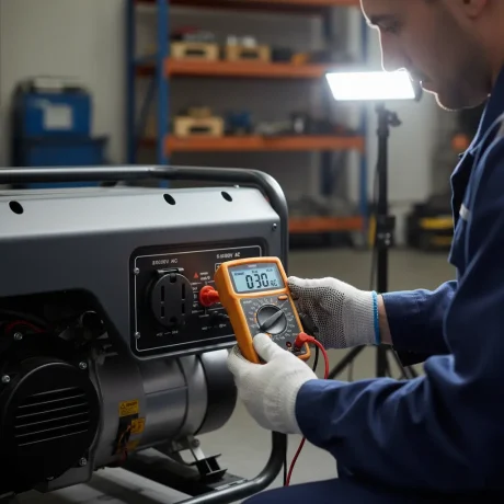 نوسان برق، نشانهای برای نیاز به تعمیر ژنراتور برق و بررسی AVR