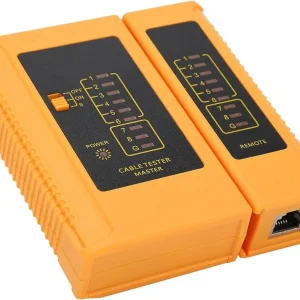 استفاده از بخش ریموت و مستر جدا شده تستر کابل شبکه لن مدل 468L