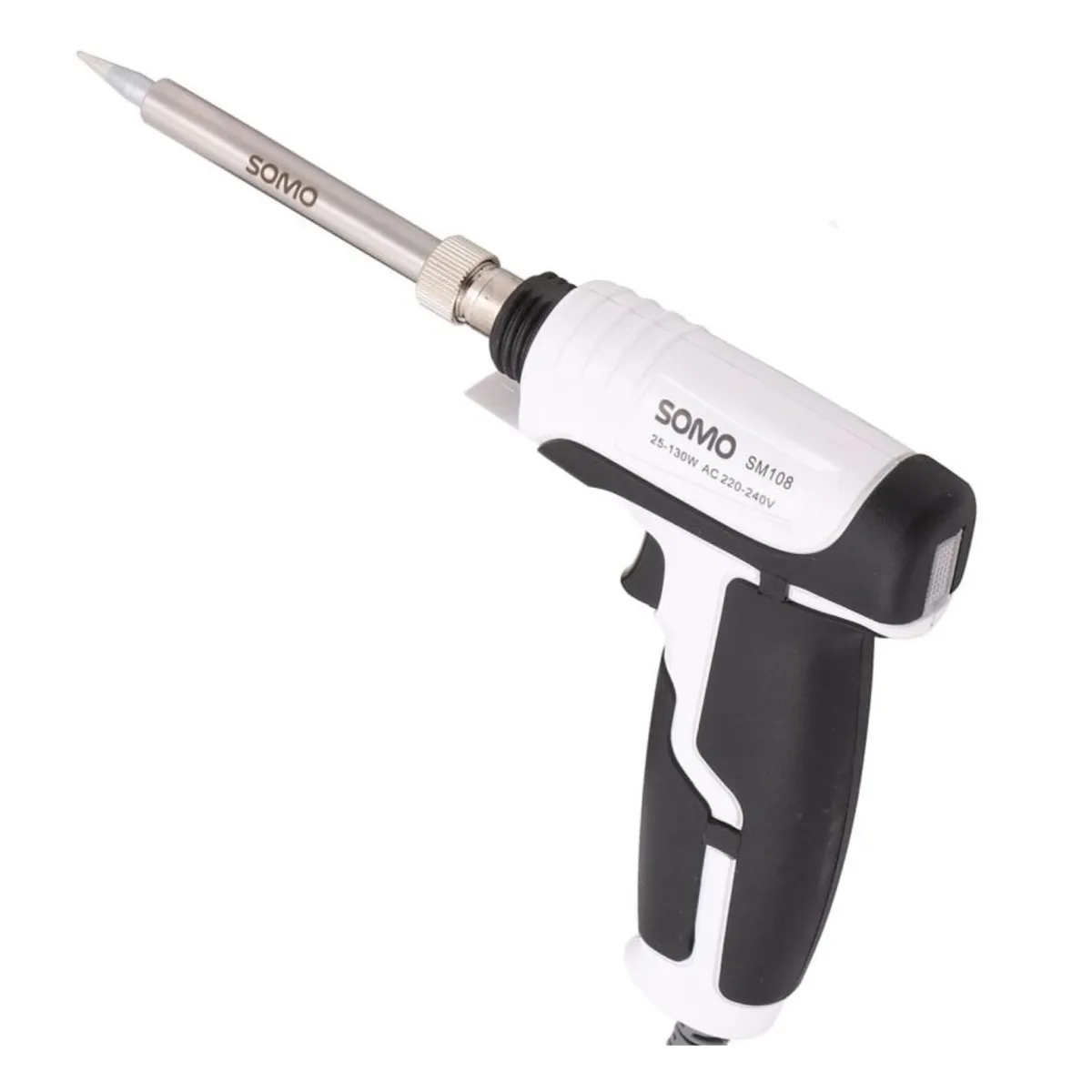 هویه تفنگی سومو SM108 با بدنه مشکی و کلید زرد رنگ