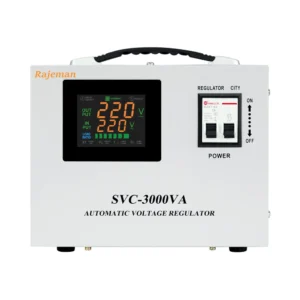 استابیلایزر 3KVA سروو راژمان تمام مس نمای روبرو