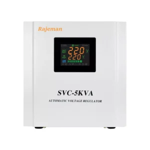 استابیلایزر 5KVA سروو راژمان تمام مس نمای روبرو