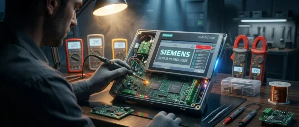 عیب یابی HMI زیمنس و تعمیر مانیتور صنعتی