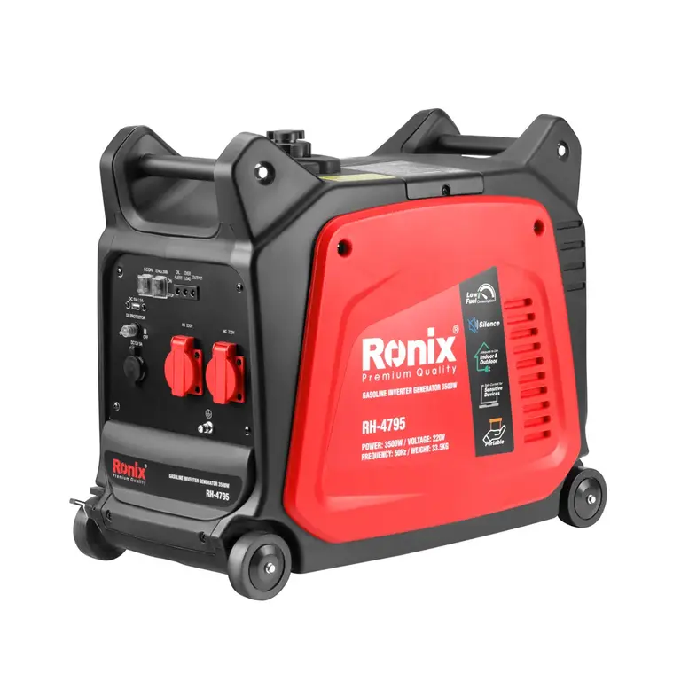 موتور برق سایلنت رونیکس 3.5 کیلووات مدل RH-4795 نمای جلو