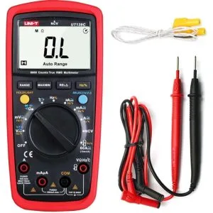 مولتی متر دیجیتال یونیتی مدل UT139C روی زمینه سفید